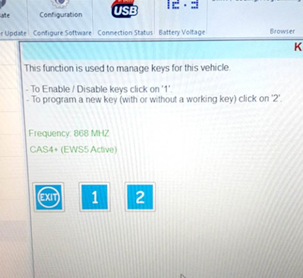 Add CAS4 key with Autohex Add CAS4 key with Autohex